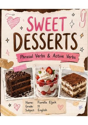 Sweet Desserts Phrasal Verbs Fiorella