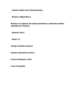 Eaxamen De Kaled Ortega Civica