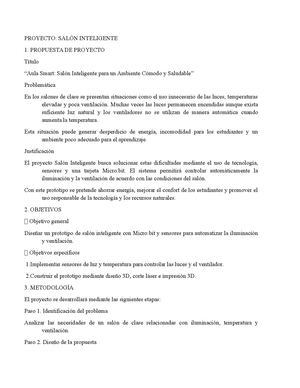 Proyecto De Tecnología