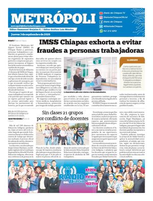 Metropoli Jueves 03 De Septiembre 2026