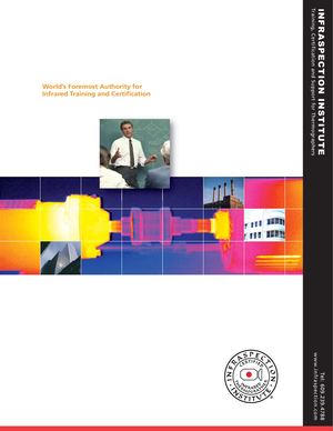 Infraspection Institute Brochure: World's Foremost Authority for Infrared Training and Certification
