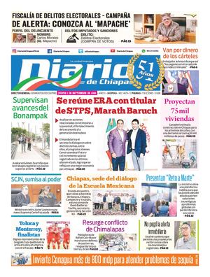Portada, Jueves 3 De Septiembre De 2026