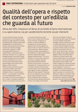 Edile Costruzioni ne Il Sole 24 Ore 03.09.2026