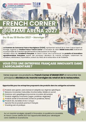 Brochure French Corner @Umami 2027 En Norvège