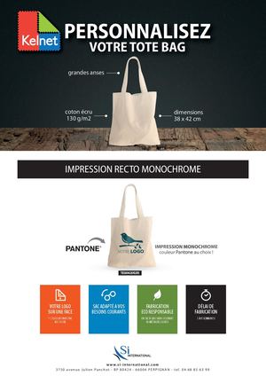 Kelnet Tote Bag Coton 250305 Hd
