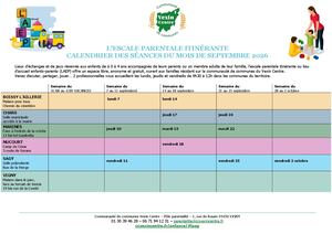 2026 Planning Laep Septembre 2026