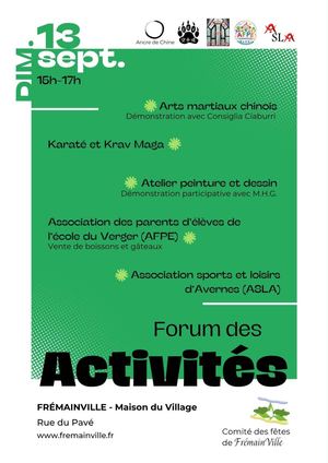 2026 Affiche Forum Associations Frémainville