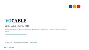 Licence numérique VOCABLE