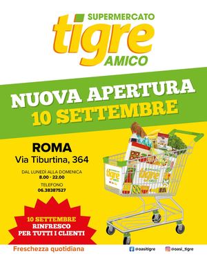 BASSA Apertura Tigre Amico Tiburtina 10 27sett