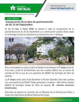 Partes de Prensa - 03/09/2026