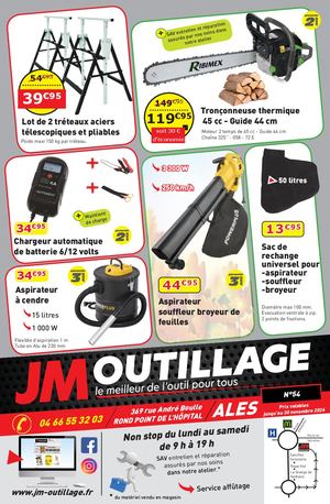 CATALOGUE AUTOMNE 2026 JM OUTILLAGE ALES