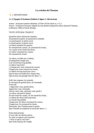 Dossier Création De L'homme 2