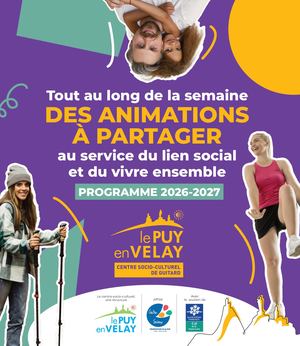 Programme 2026-2027 - Centre socio-culturel de Guitard