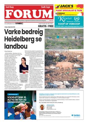 Suid Kaap Forum 4 September 2026