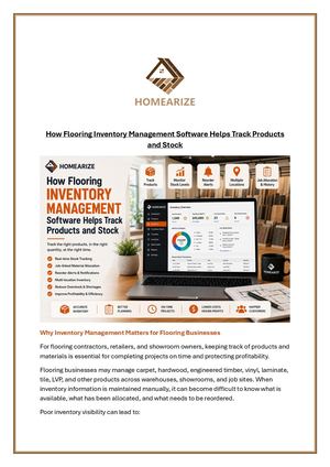 How Flooring Inventory Management Software Helps Track Products And Stock