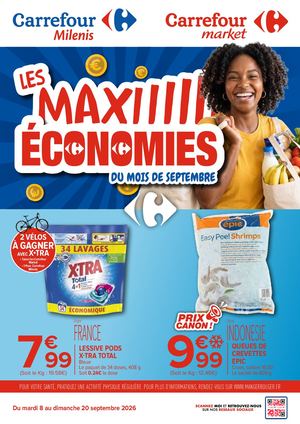 CATALOGUE PROMO CARREFOUR MARKET/ MILENIS GUADELOUPE RENTRÉE DES CLASSES AOÛT 2026