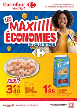 CATALOGUE PROMO CARREFOUR MARKET MARTINIQUE MAXI ECONOMIE SEPTEMBRE 2026
