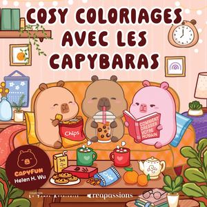 Cosy coloriages avec les capybaras, Helen H. WU (EXTRAIT)