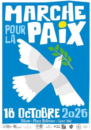 Affiche Marche pour la paix 2026