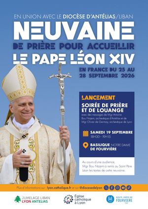 Tract Neuvaine Pape en France 2026