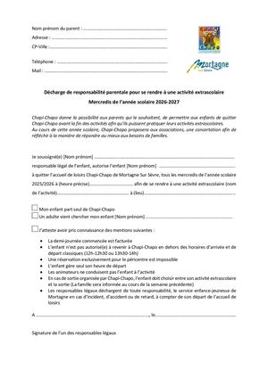 Décharge Responsabilité 26 27
