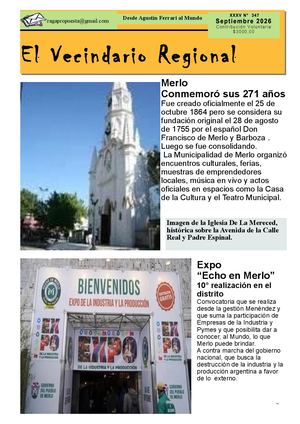 Septiembre 2026 El Vecindario Ultimo Archivo