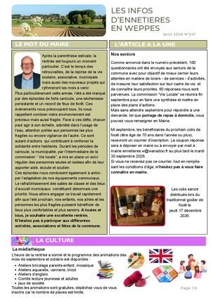 Bulletin N° 241 Août 2026