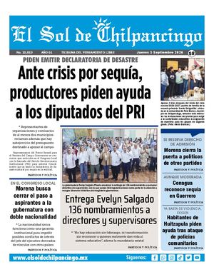 El Sol De Chilpancingo 3 Septiembre 2026 Compressed