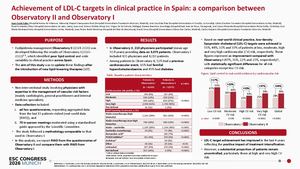 Achievement Of Ldl‑c Targets In Clinical Practice In Spain A Comparison Between Observatory Ii And Observa