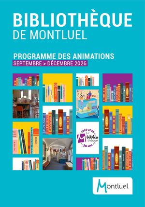 Bibliotheque de Montluel | Programmation septembre à décembre 2026