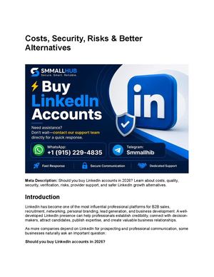 84sites To Buying Linked In Accounts Verified,, Aged &