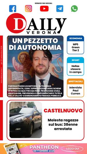Daily Verona 03 Settembre 2026