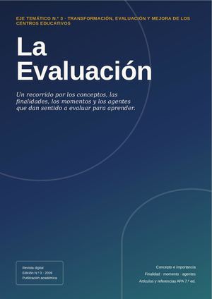 Revista La Evaluacion