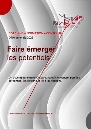Présentation de Manyways Conseil