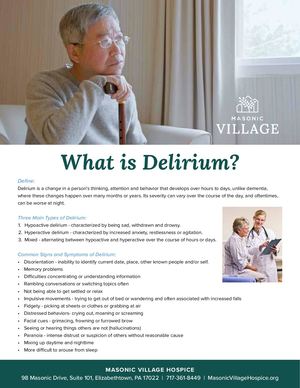 What is Delirium?