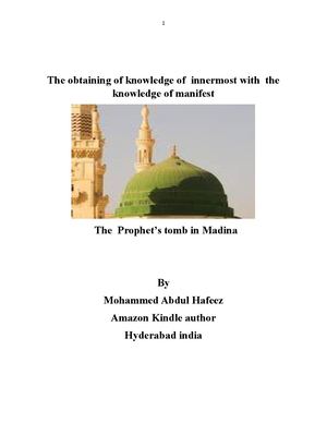 The Obtaining Of Knowledge Of Innermost With The Knowledge Of Manifest