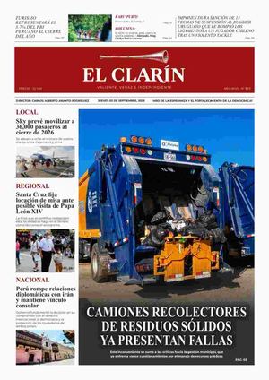 2026 09 03 Diario El Clarin Caj