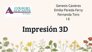 Impresión 3D