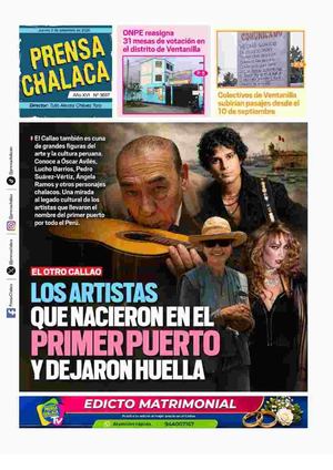 2026 09 03 Diario Prensa Chalaca