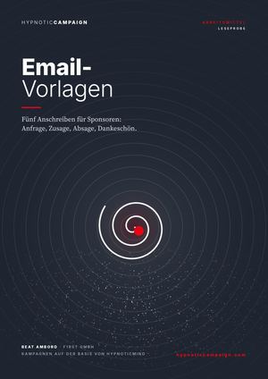 Hypnotic Campaign Leseprobe 02 Email Vorlagen