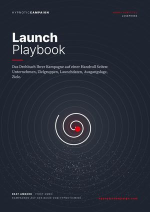 Hypnotic Campaign Leseprobe Launch Playbook