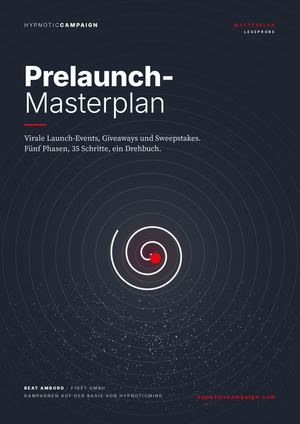 Hypnotic Campaign Leseprobe Prelaunch Masterplan
