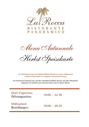 Menu Autunnale 2026 It De