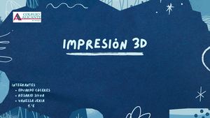 Impresion 3D
