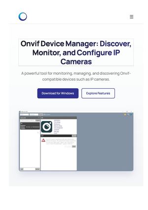 Onvif Device Manager