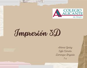 Impresion 3D