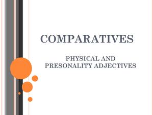 Comparatives Hoja De Trabajo 45828
