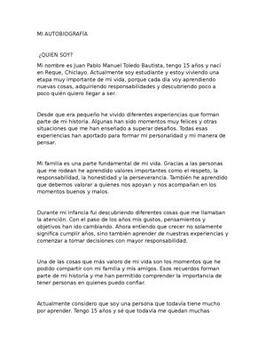 MI AUTOBIOGRAFIA