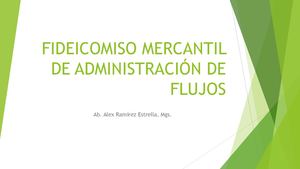 Fideicomiso Mercantil Administración de Flujos y Fondos.
