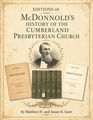 Editions of McDonnold's History of the Cumberland Presbyterian Church